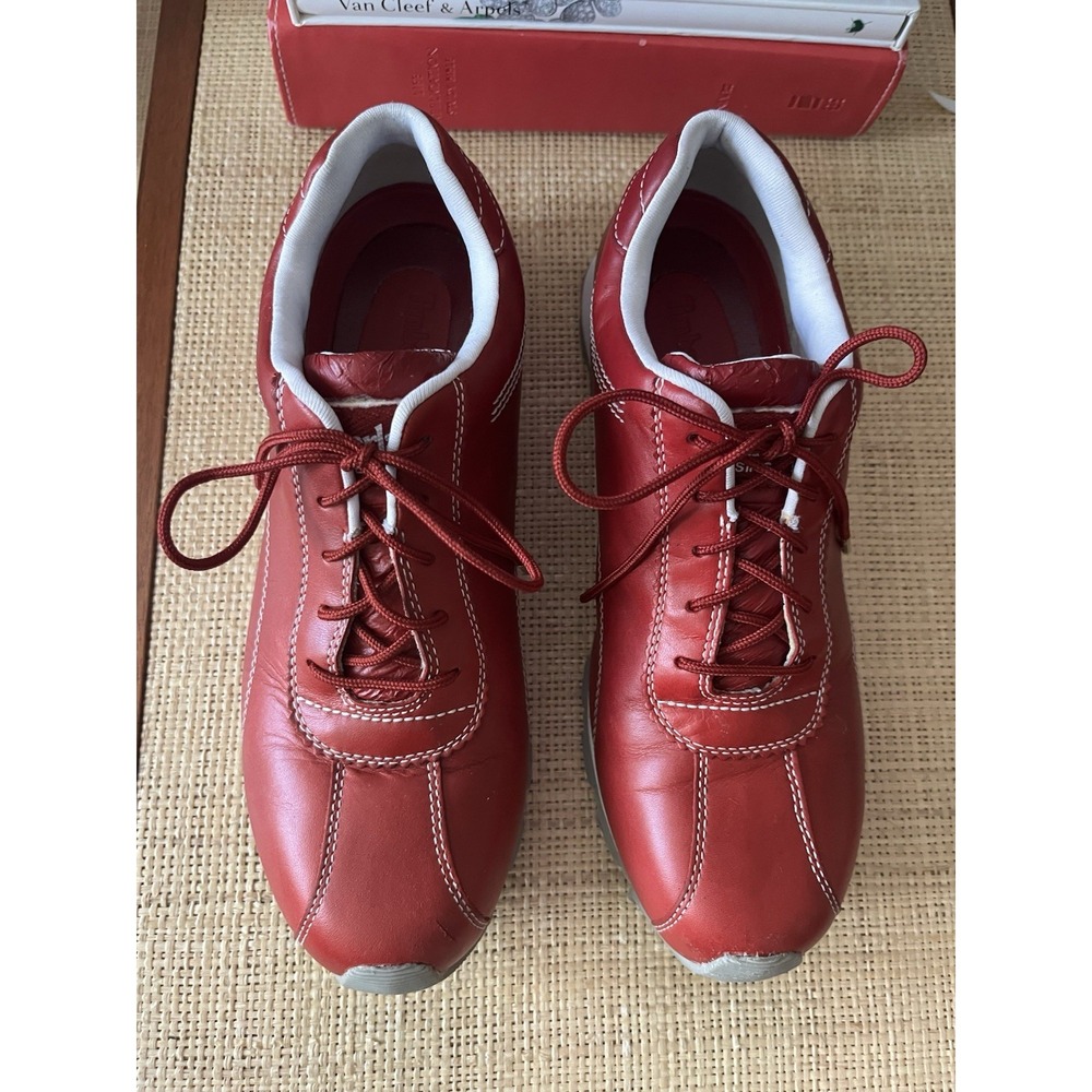 Vintage Red Timberland Size9M  Lace Up Women's Athletic Sport Sneakers